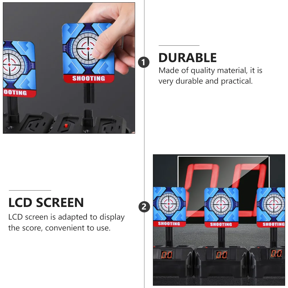 2pcs Auto Scoring Reset Toy Interactive Sports Toy without targets for electric targets for targets practice