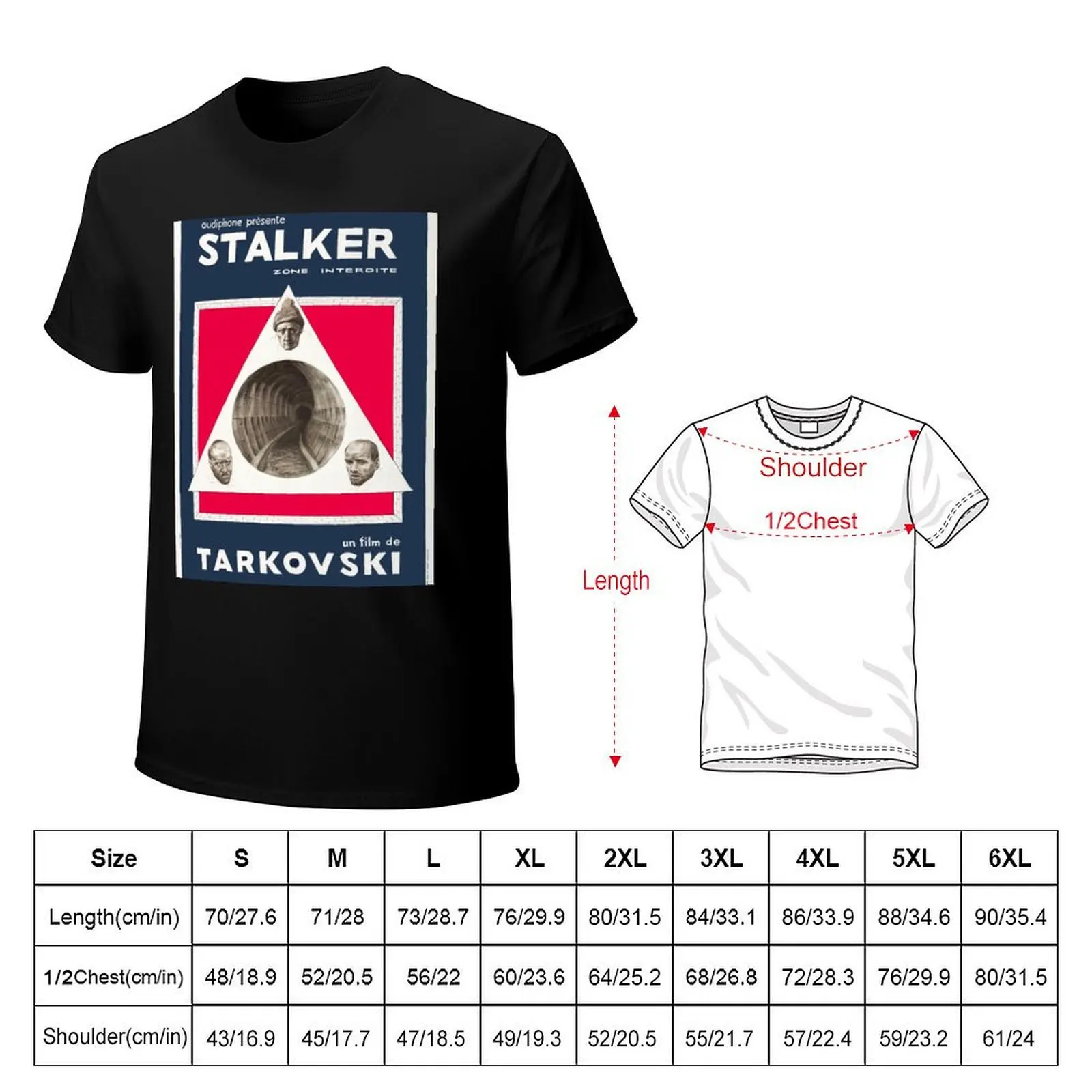 Stalker French Poster T-Shirt t shirt man plain T-Shirt