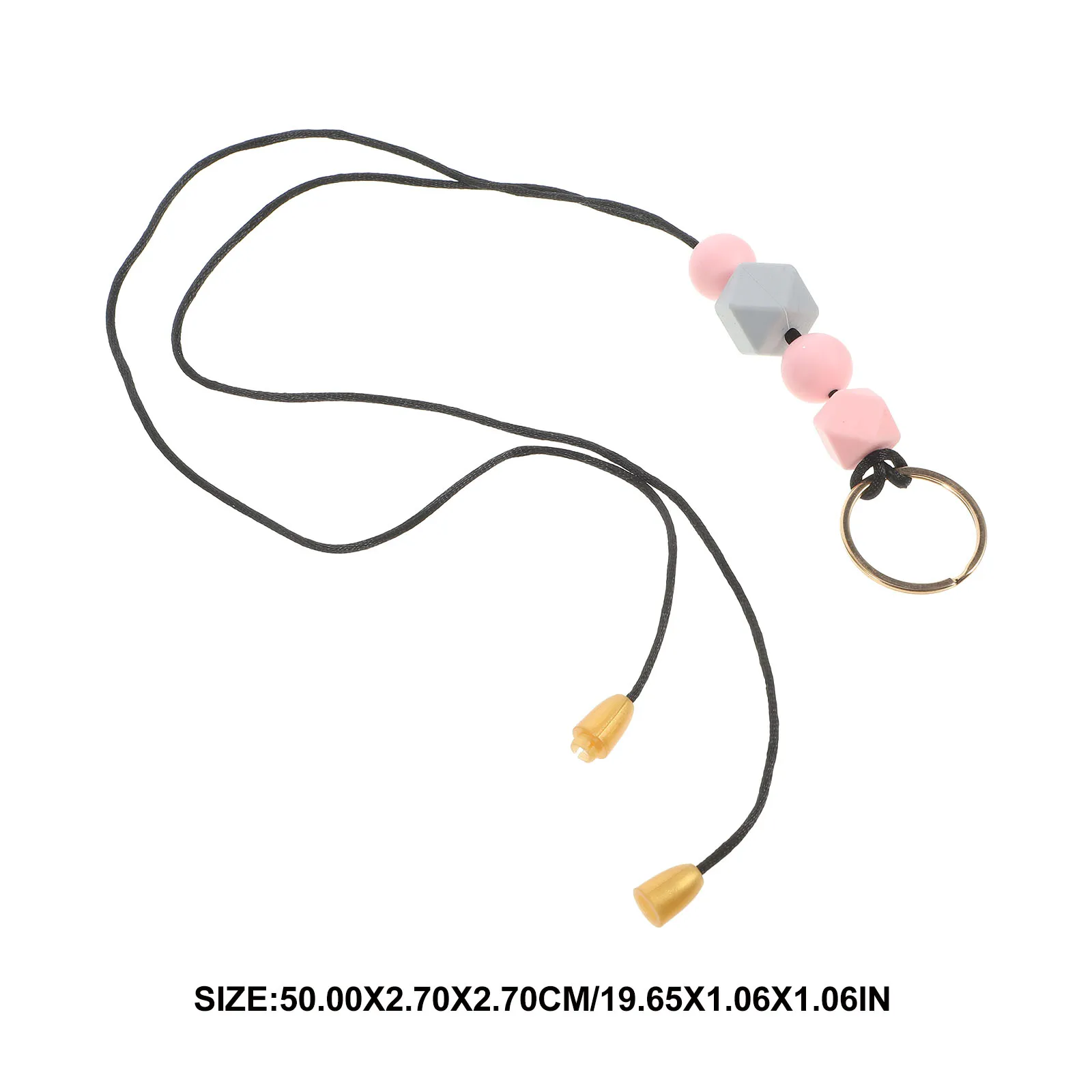 

Beaded Lanyard Breakaway Lanyards Volunteer Keychain for Women Id Card Office Badges