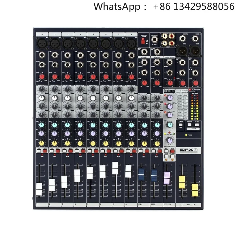 EFX8 Professional Stage Effect Performance Mixer 8 Channel 12 Channel 16 Channel Mixer Console