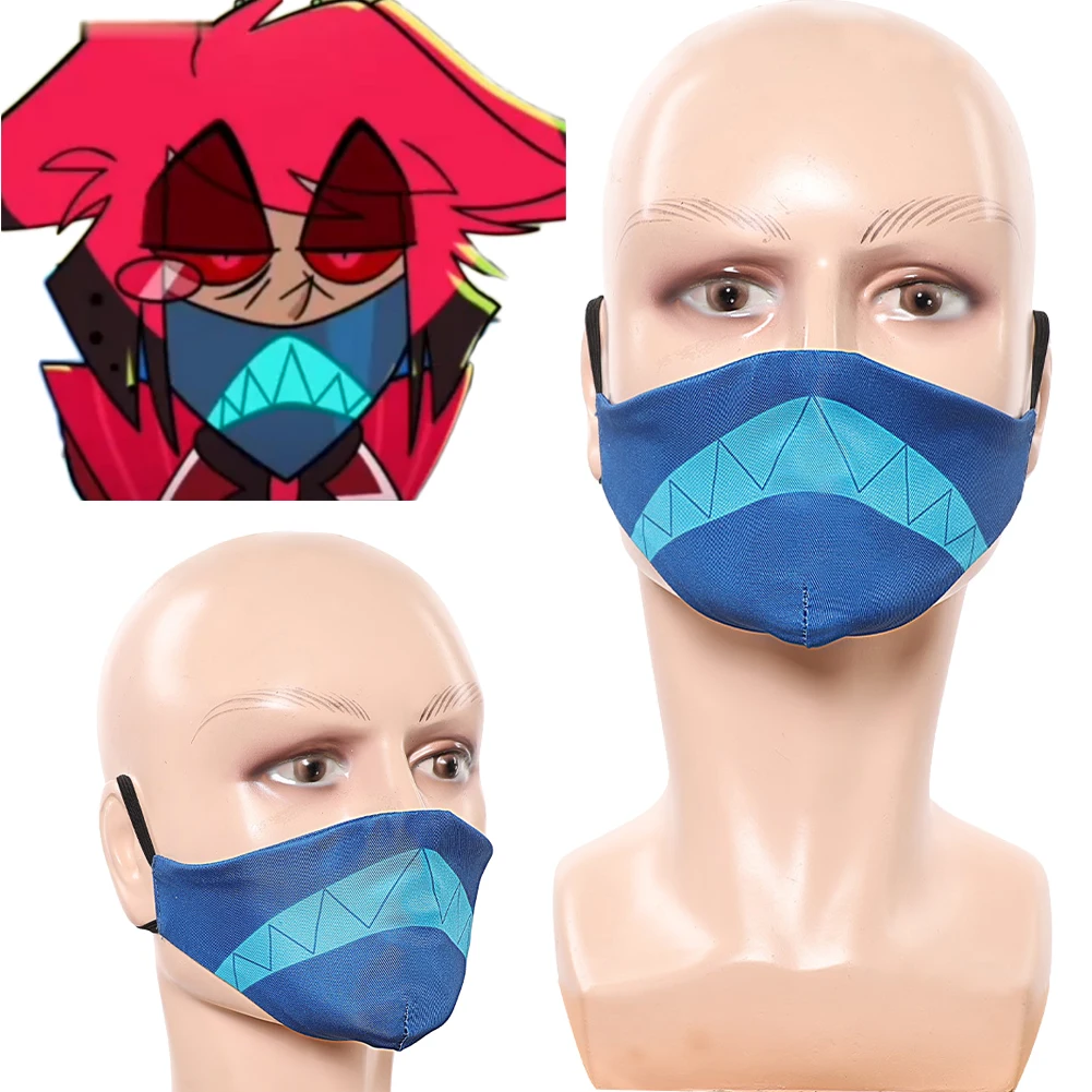 تمويه الجحيم نزل 2 ألاستور تأثيري قناع أزرق زي الملحقات ملابس السجن الدعائم ملابس الهالوين حفلة كرنفال