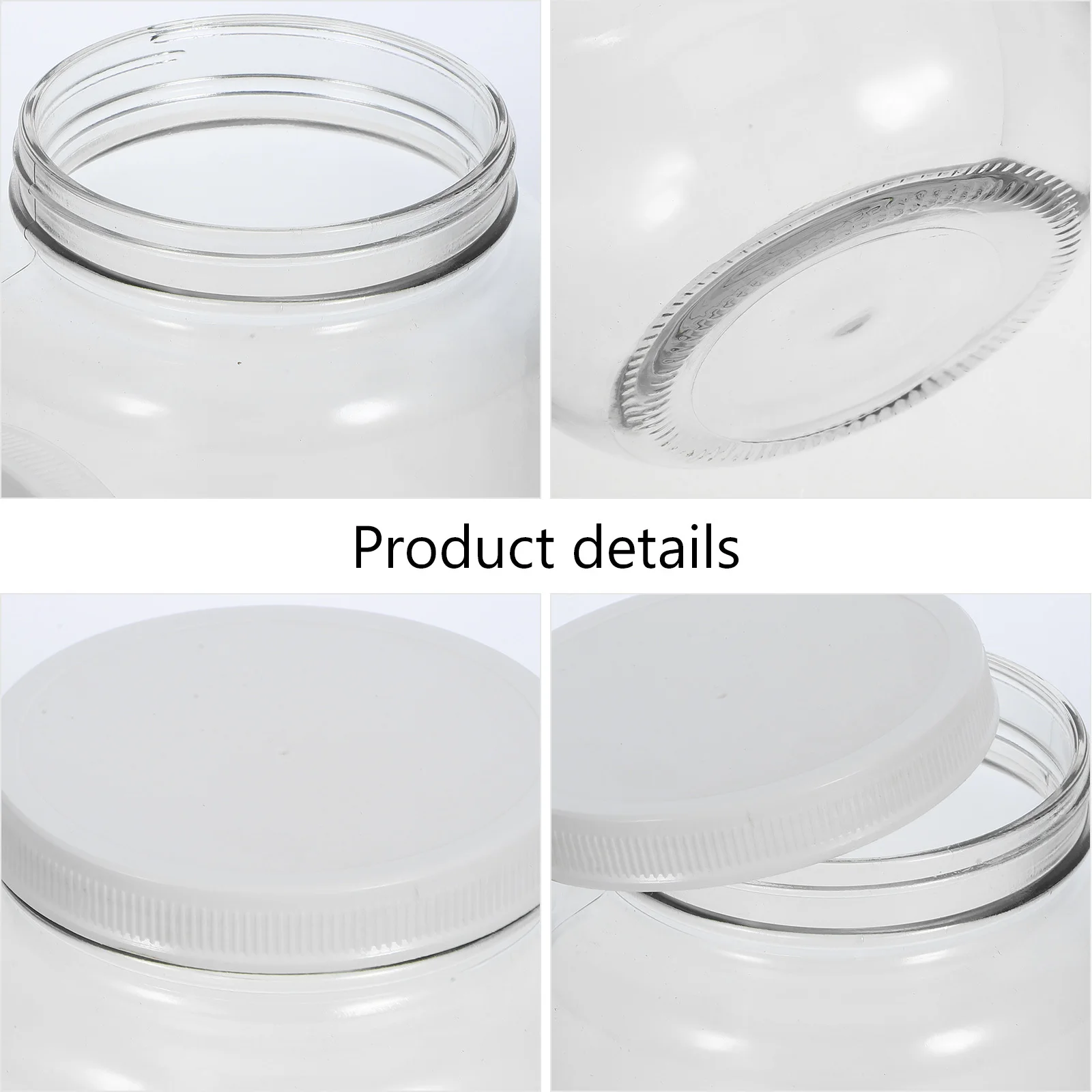 

Large Glass Food Storage Jar Half Gallon Capacity Sealed Container for Sugar Tea Coffee Cereals Grains Dried Fruits Nuts