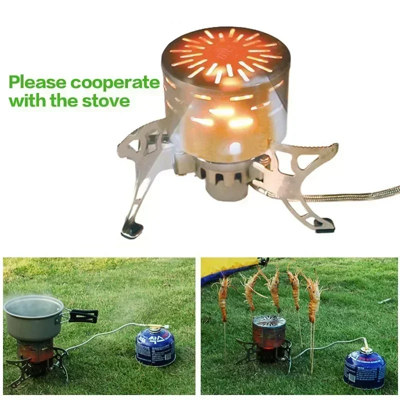 BRS-24 campana calefactora para exteriores, estufa de Gas para pesca, secado por infrarrojos, calentamiento de manos, salida de acampada, accesorios de acero inoxidable, nuevo