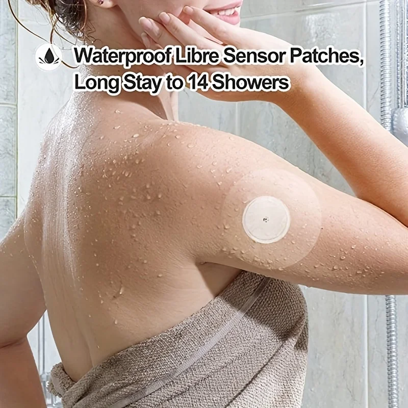 20pcs Freestyle Libre Sensor Covers, Latex-Free Adhesive for Libre 2, Precut CGM Tape, Waterproof, Strong Stick, Long-Term Use