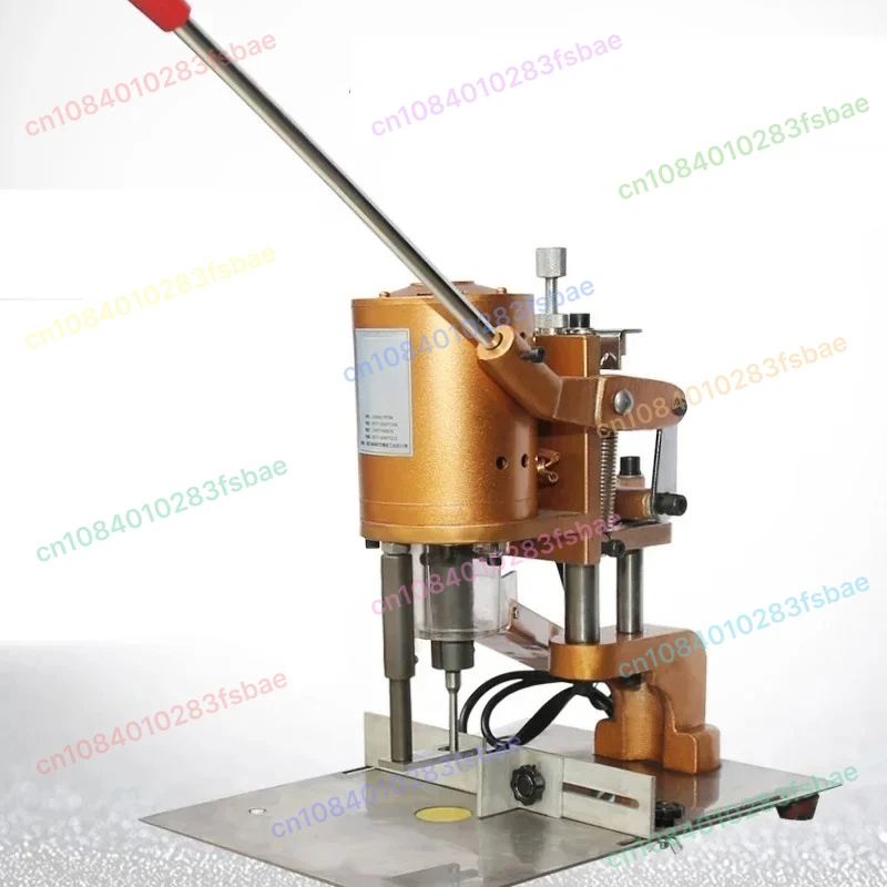 ترقية آلة تثقيب العلامات الكهربائية 220 فولت/180 واط ثقب دائري واحد فضفاض ورقة قسيمة ورقة سطح المكتب ماكينة ثقب وتثقيب