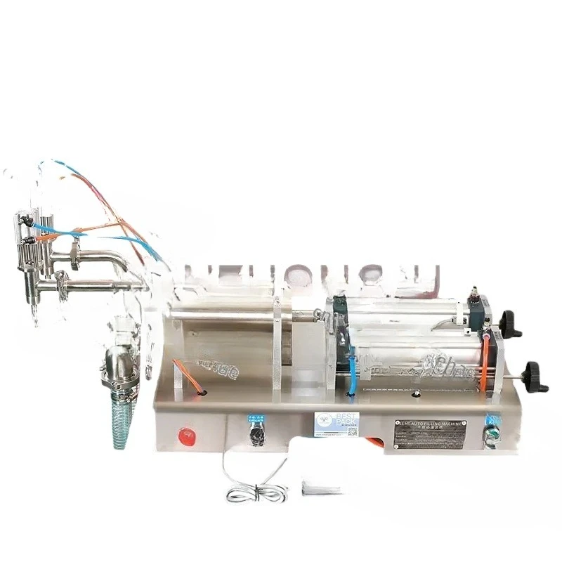 Desktop Double-Head Liquid Quantitative Filling Machine Automatic Liquor Canning Machine Edible Oil Beverage Dispenser