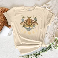 Goblincore t shirt women youthful t-shirts girl graphic 2000s funny clothing