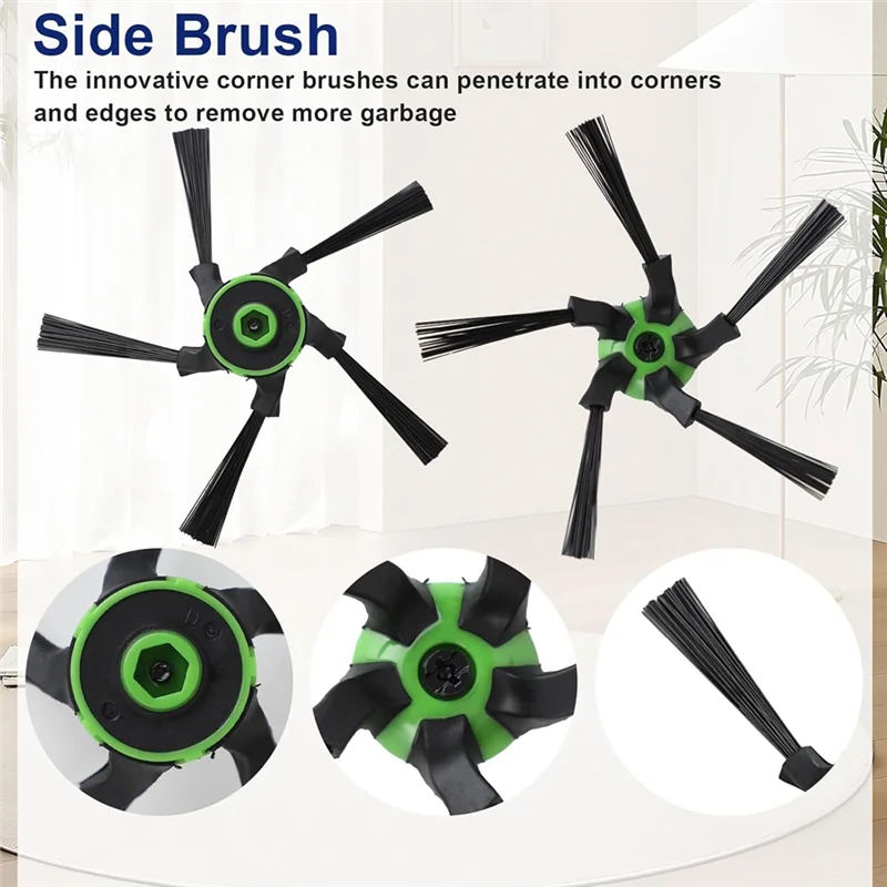 ABUD-อุปกรณ์เสริมสําหรับ Irobot Roomba S Series S9 +(9550) S9 (9150) หุ่นยนต์สูญญากาศ,อะไหล่แปรงหลักตัวกรองแปรงด้านข้าง