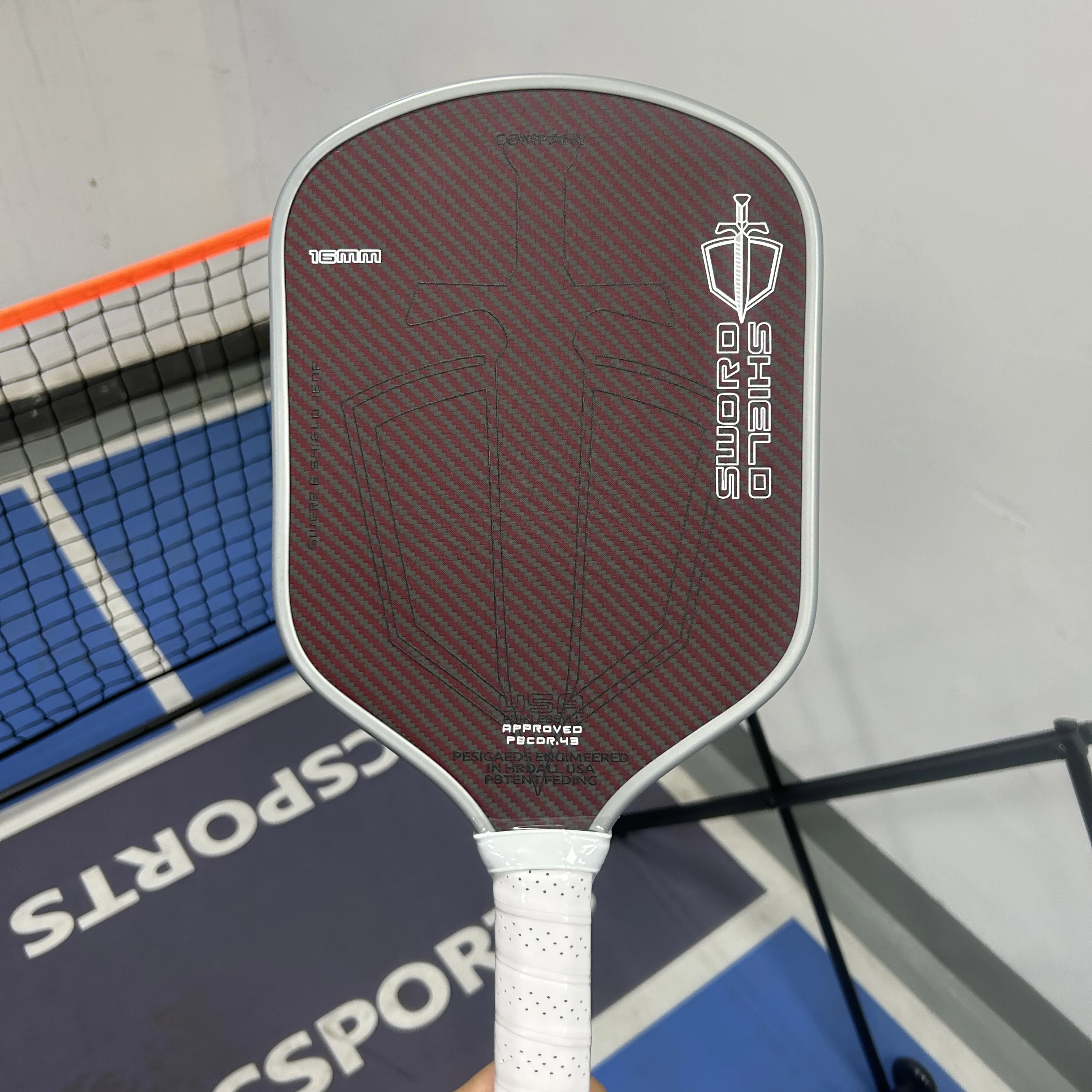 

New J2NF Foam Core 16mm Kevlar Surface Durable High Quality Professional Outdoor Training Competition for Pickleball Paddle