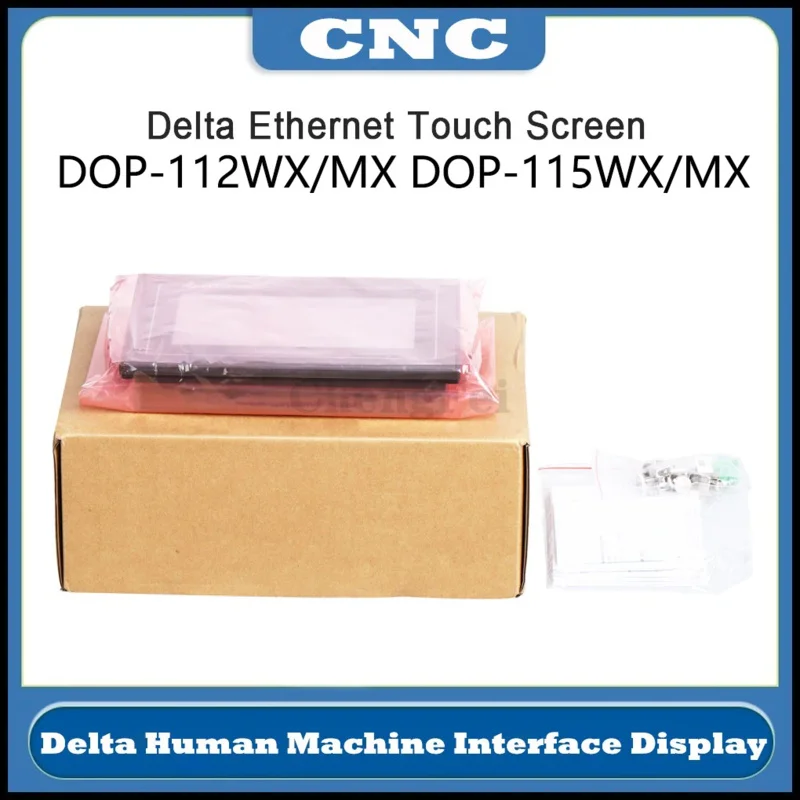 Cnc mais recente interface delta hmi DOP-W105B DOP-W127B DOP-W157B tipo ethernet tela de toque DOP-112WX DOP-112MX DOP-115WX DOP-115MX