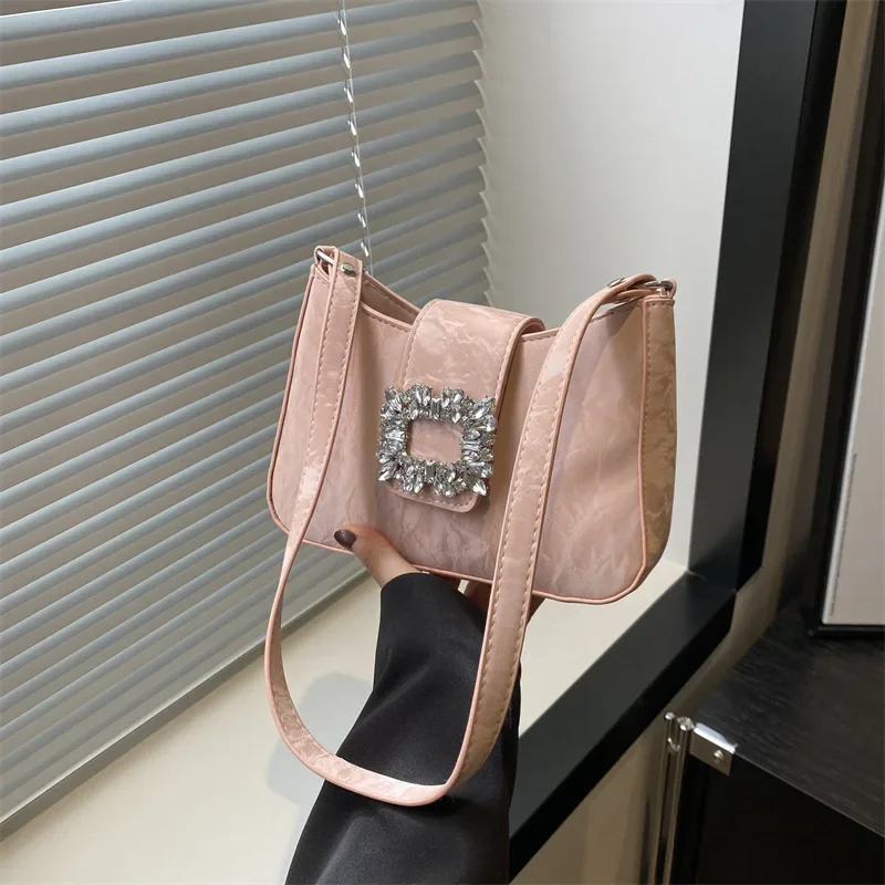 This year's popular handbag  new casual simple shoulder bag niche bag women's summer fashion armpit bag