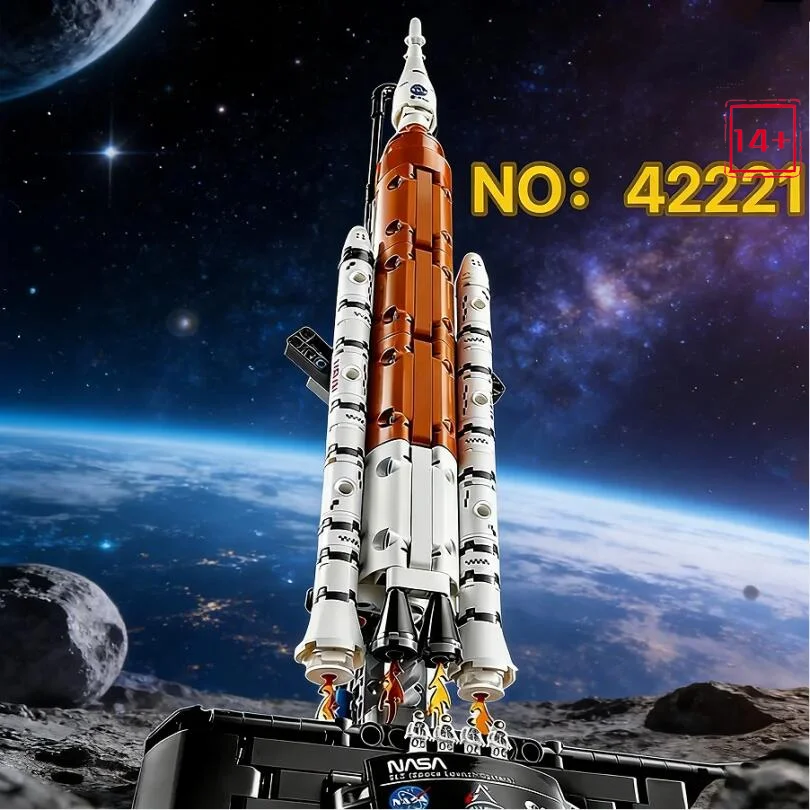 NEW Space Launch System Rocket Bricks, 632PCS STEM Building Toy for Adults Birthday Party Gifts Compatible With Legoed view 2