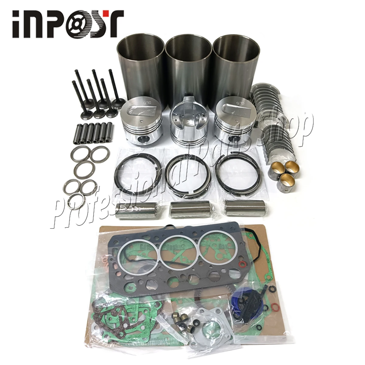 S3L2 Overhaul Rebuild Kit Piston Ring Cylinder liner Gasket for S3L Mitsubishi EB250 EB300 EB306 Excavator