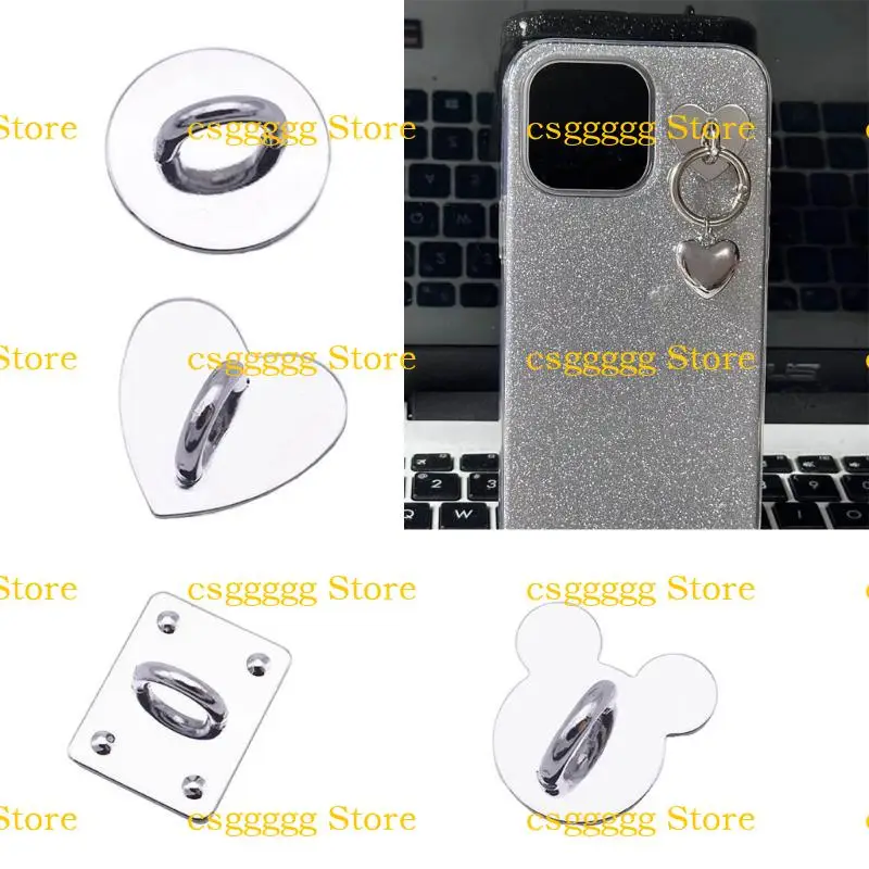 

9HJK 10pieces Chone Clasps Chone Charm Holder Cone Cash Case Rings Ring