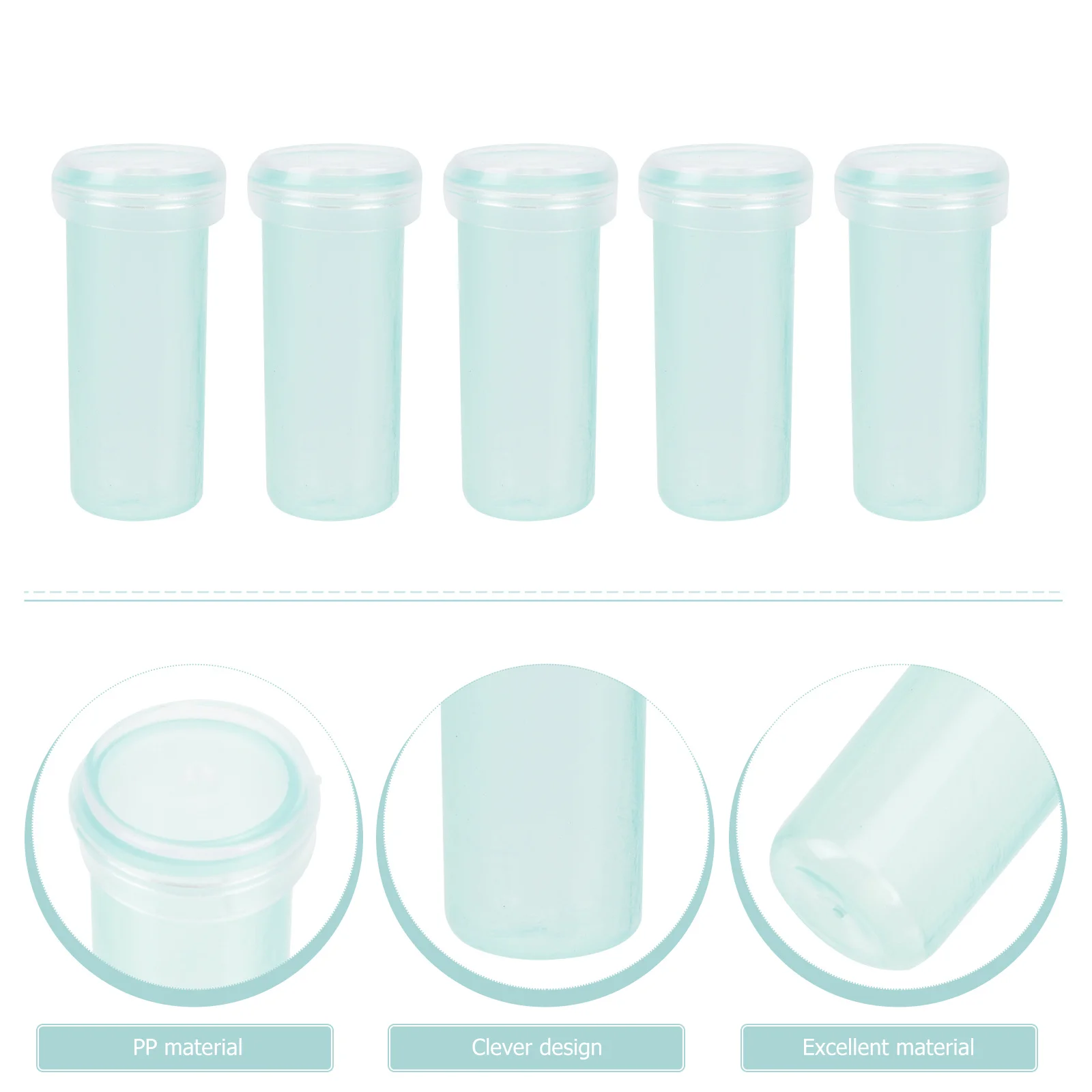 200 قطعة من أنابيب حفظ الزهور الطازجة من البولي بروبيلين الفاخرة، حاويات مياه زهرية محمولة، متينة وآمنة وعملية وسهلة التنظيف #1