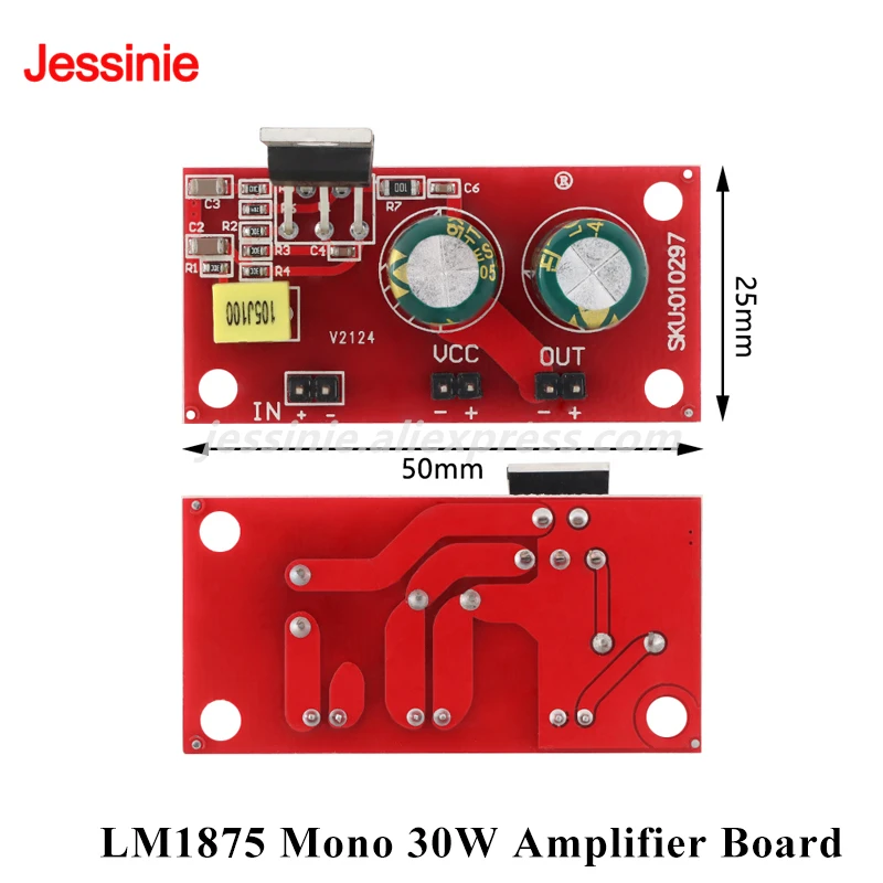 Power Amplifier Board Module LM1875 Mono 30W TDA1521 Dual Channel 215W CD7379 239W Power Effect Exceed LM187 LM1876 TDA7265 view 3