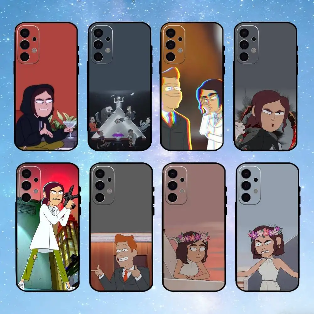 

Cartoon I-Inside J-Job Phone Case For Samsung S25,S24,S23,S22,S21,S20,Ultra,Plus,FE Black Soft Cover