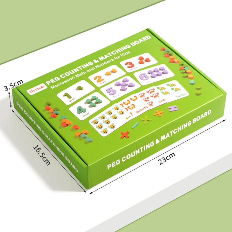 Tablero de números de madera para niños, combinación cognitiva, operación de resta, entrenamiento de pensamiento lógico Montessori, juguetes de matemáticas