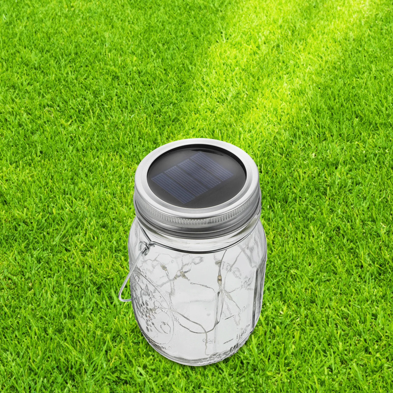 

Powered Light Solar Jar Lamp for Kids Outdoor Indoor Frosted Glow Glass Can Solar Light Decorative Jar 125Characters