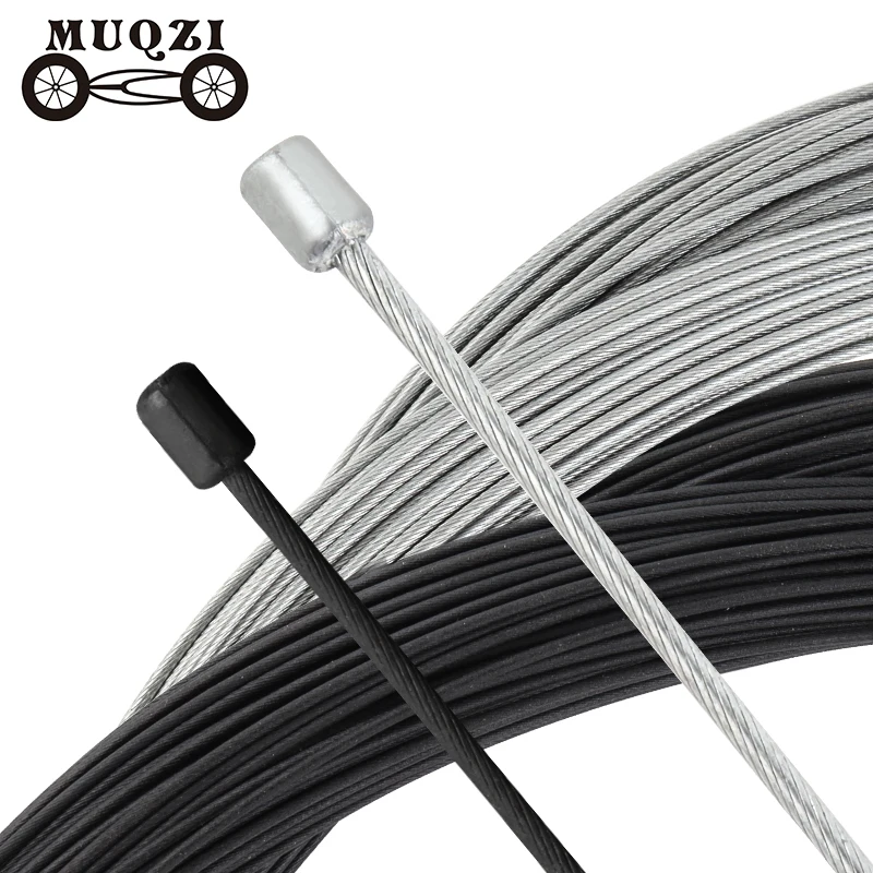 MUQZI 2pcs 1.85m Shift Cable Wire For Brompton Folding Bike Rear Derailleur Shifter Inner Wire