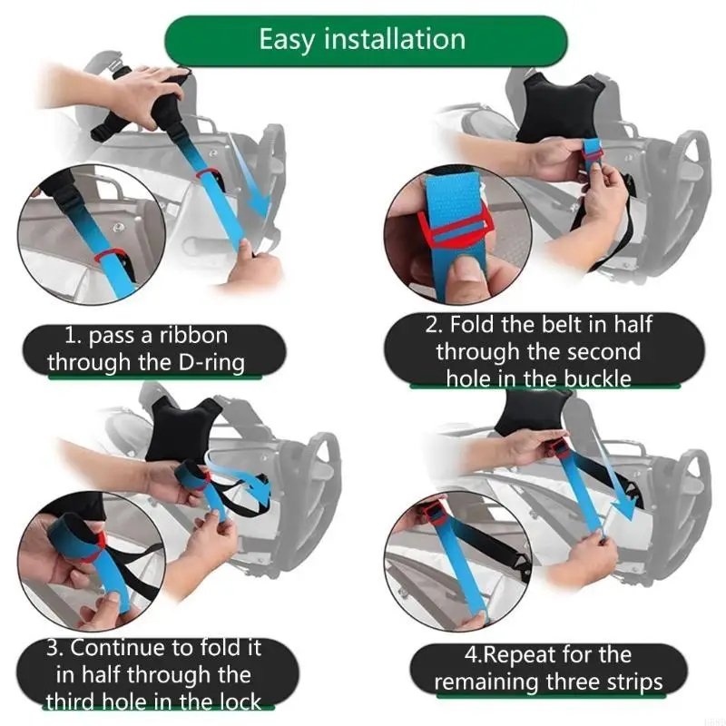 Golf Bag Straps Comfort Double Shoulder Adjustable Nylon Strap Easy to Carry 