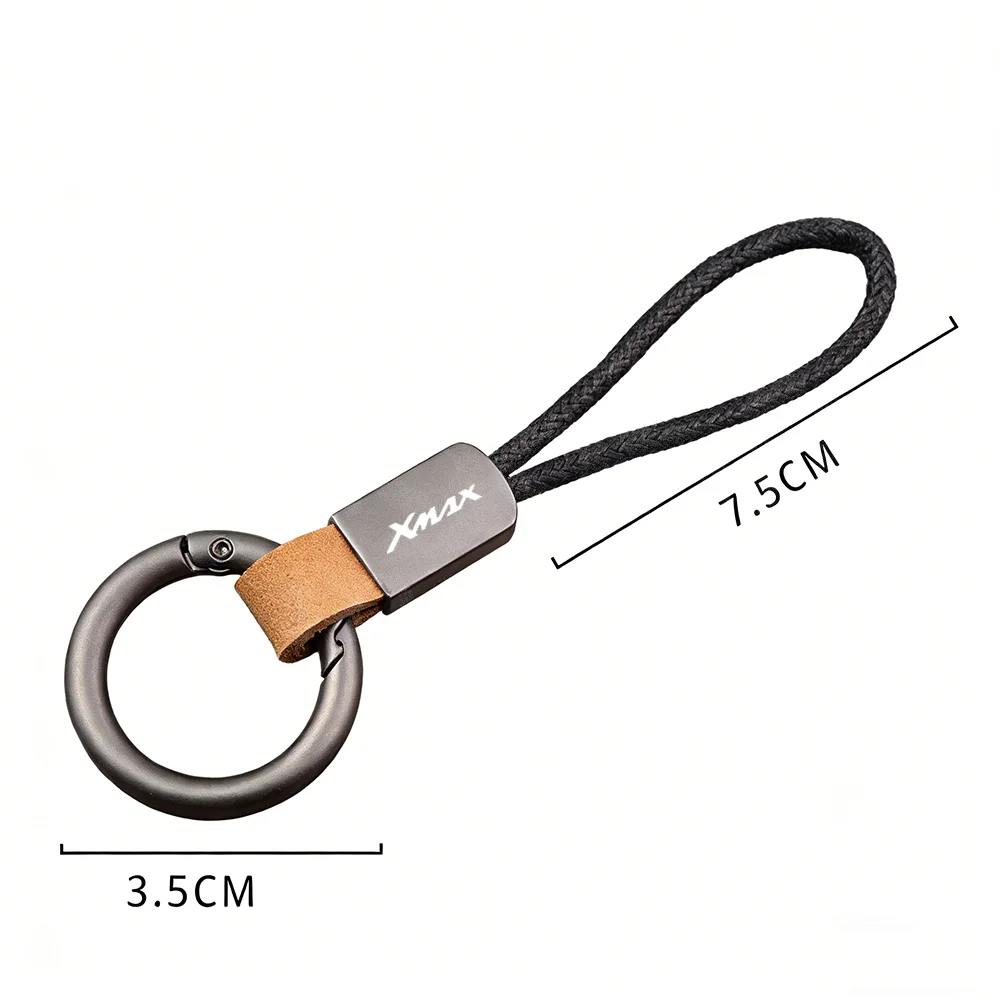 For YAMAHA XMAX X-MAX 125 250 300 400 Motorcycle Simple Metal Keychains Lanyard Creative Personality Ring Buckle