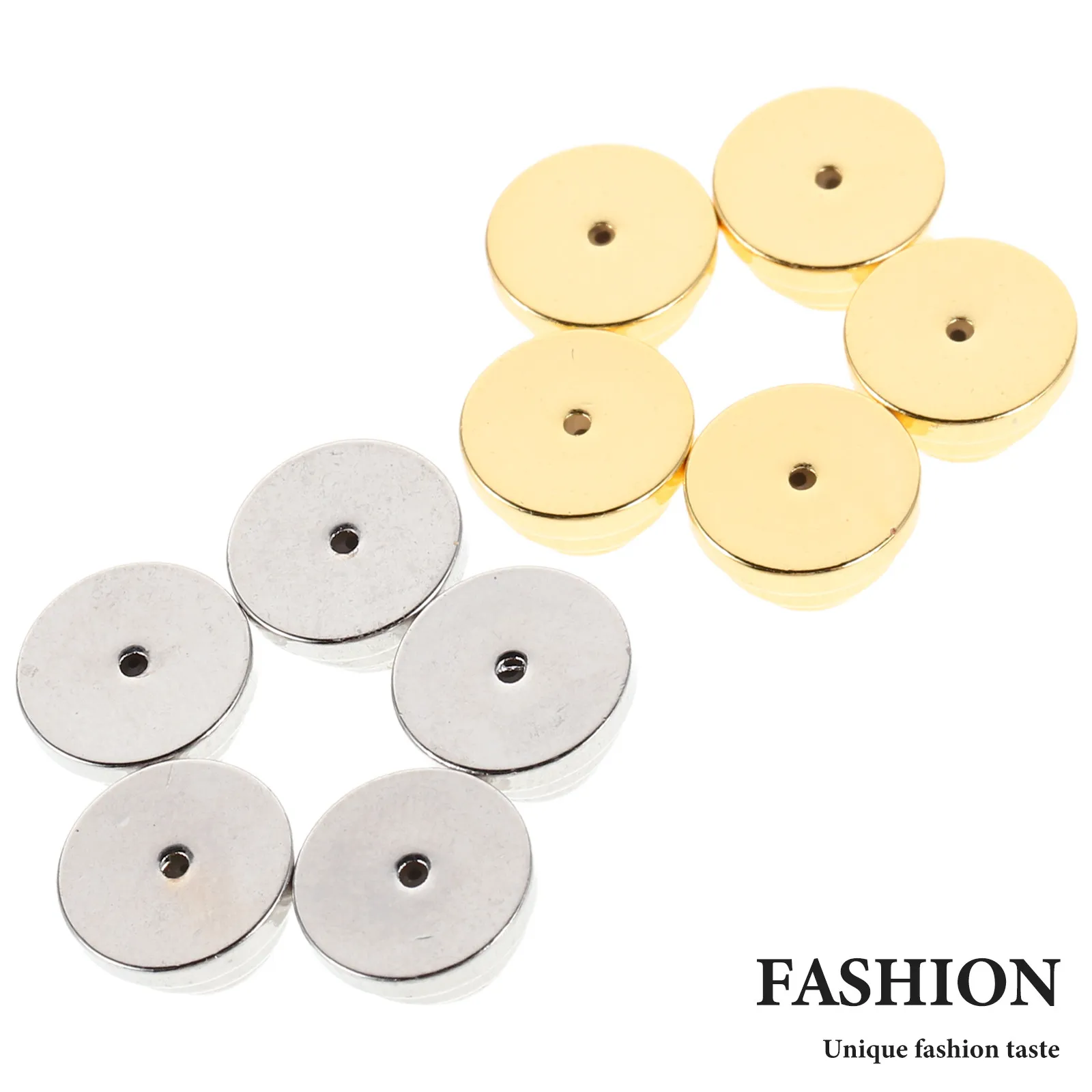 10Pcs Metal Three Layer Earring Backs Locking Lifters Support Heavy Ear Studs Anti Drop Earring Supports Ear Accessories
