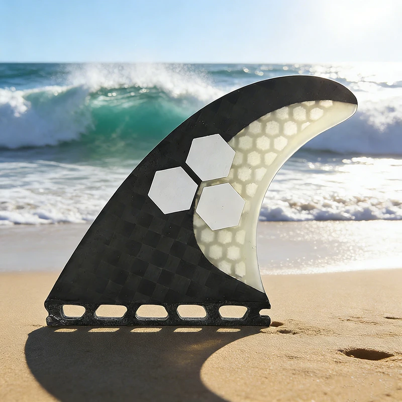 

Комплект из 3 плавников для серфборда UPSURF FUTURE Fin Box M/L, с одинарными креплениями, из углеродного волокна с сотовой структурой, для серфинга, тип Thruster (3 плавника)