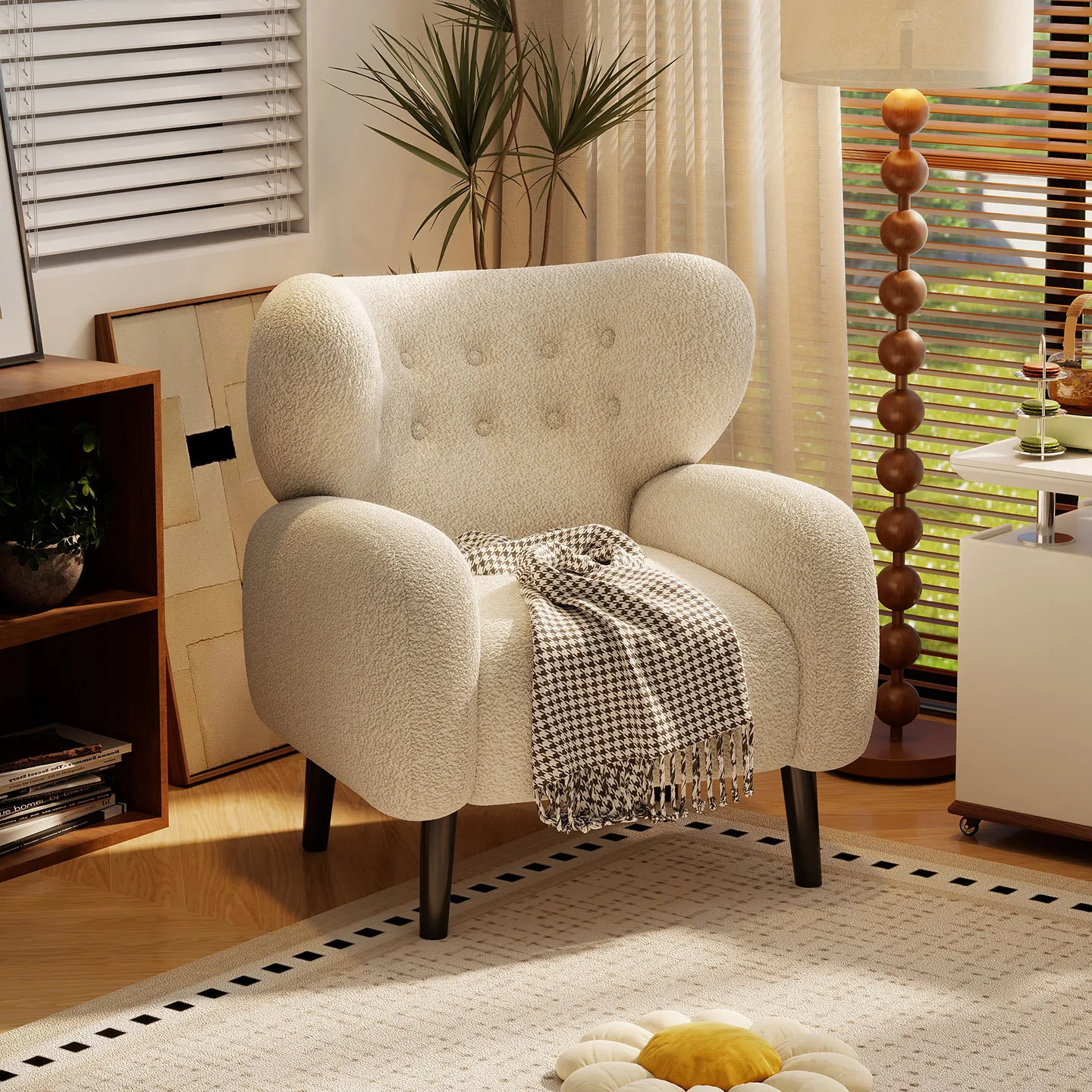 Home leisure computer chair comfortable and sedentary single sofa chair bedroom study manicure seat back chair