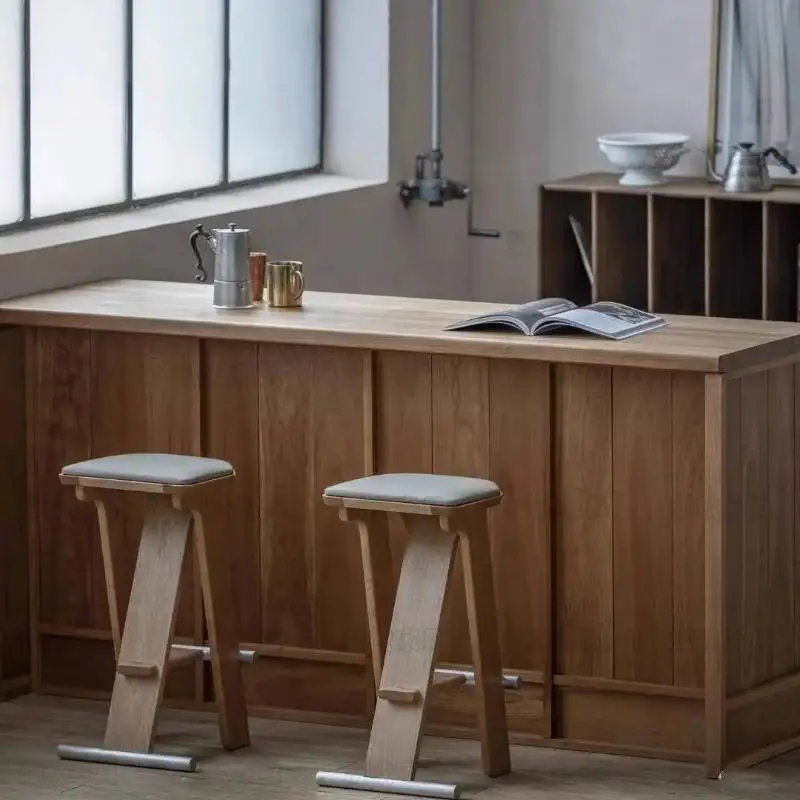 

High Contemporary Bar Chair Industrial Design Home Counter Stools Bar Chair Stools Dining Ergonomic Taburete Alto Furniture