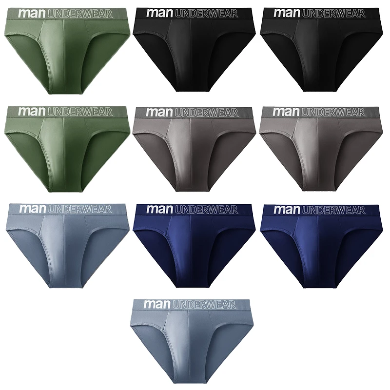 

Мужские модные трусы больших размеров (2XL-4XL), 10 шт., с буквенным принтом, сексуальное нижнее белье, удобные дышащие трусы для мужчин, подарки