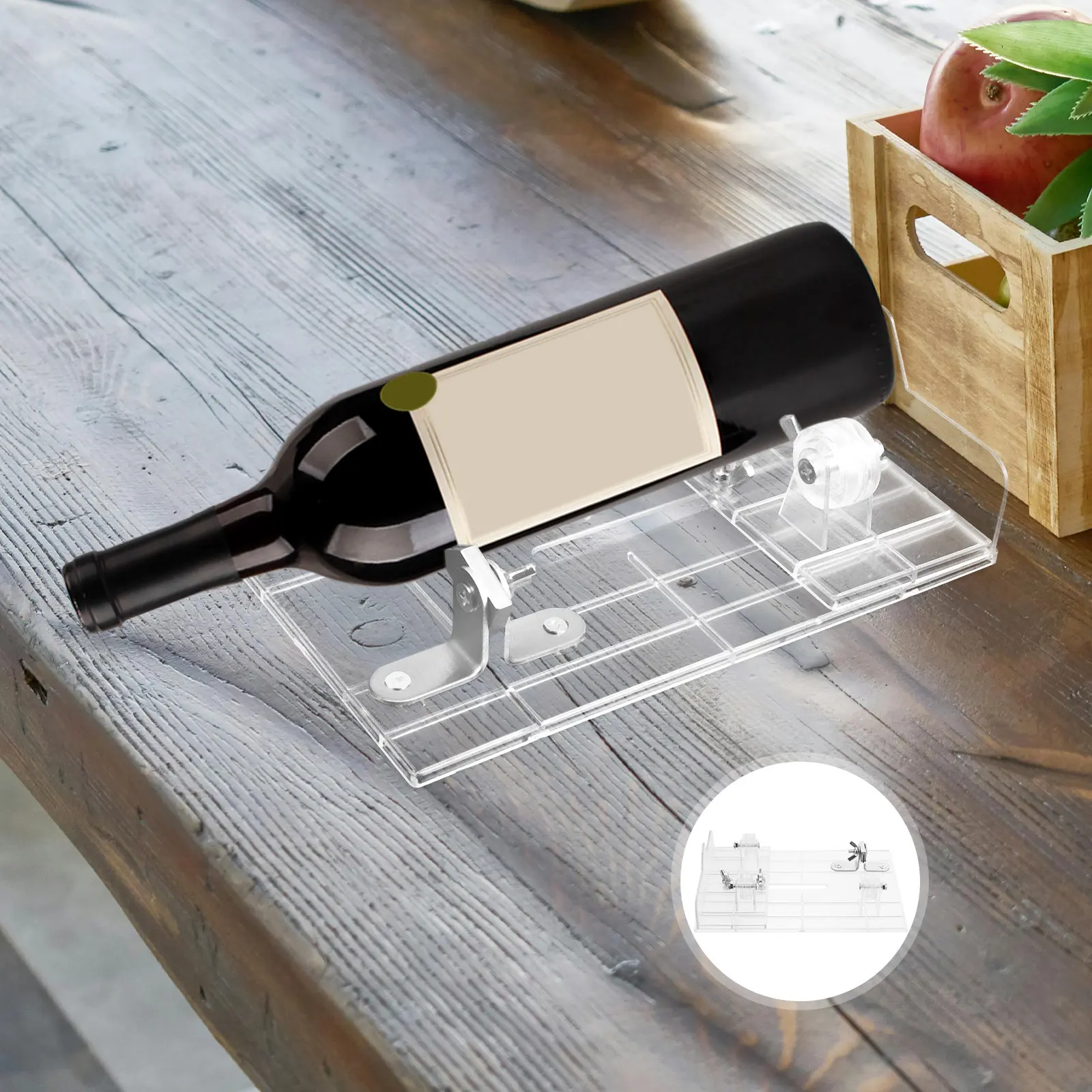

Glass Bottle Cutter Machine for DIY Home Craft Projects Wine Bottle Cutting Tool Strong Wear Break Resistance Stable Firm Easy