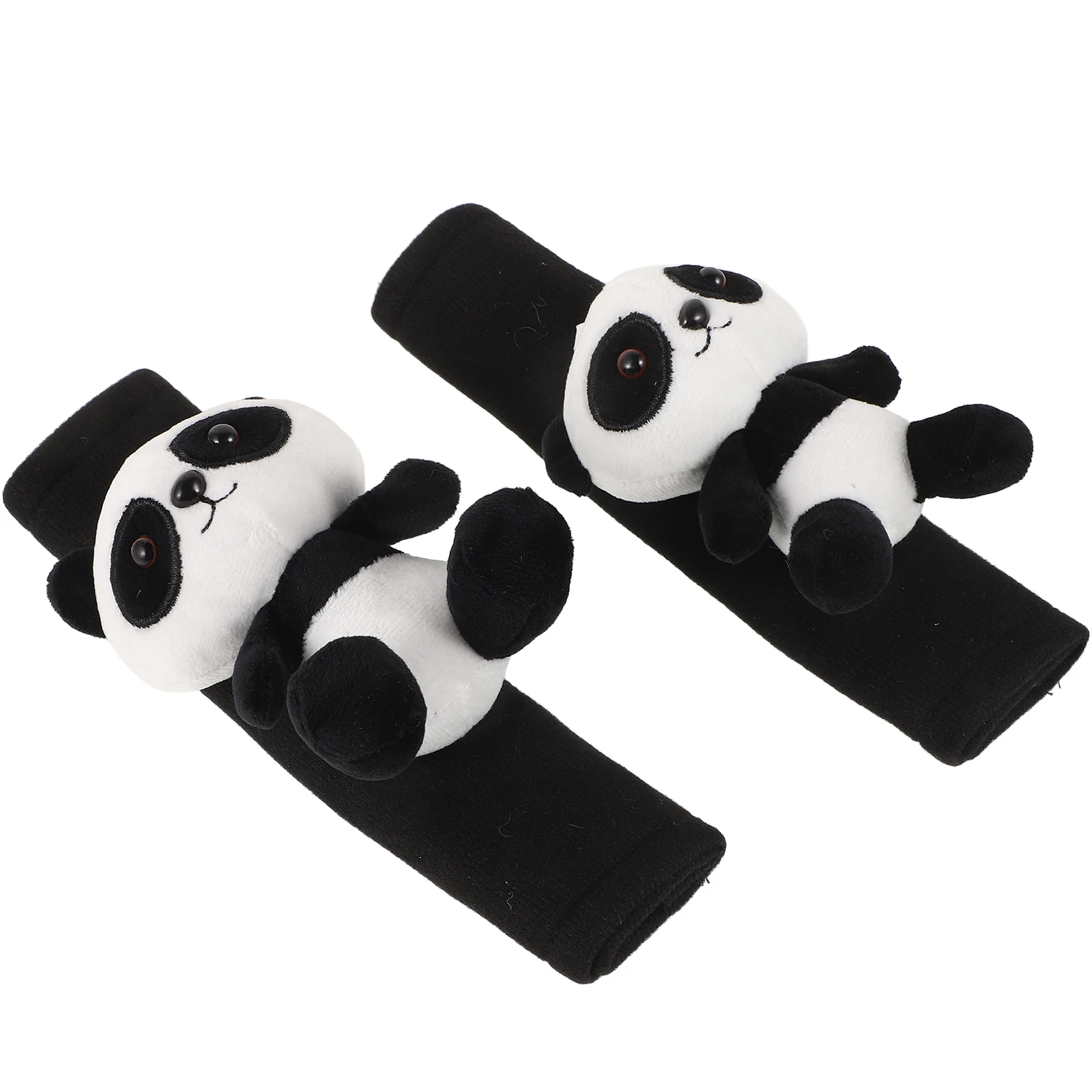 

Adorable Panda Shoulder Pads Car Cushion Soft Protector For Adults Cute Strap Pads Auto Accessories Pad Cover