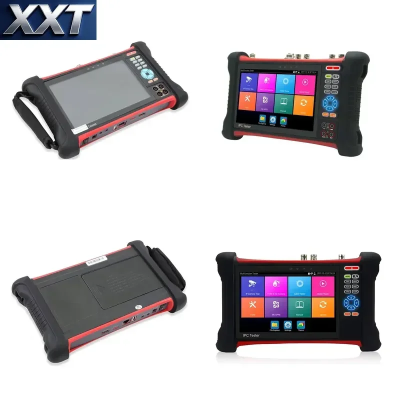 XXT CCTV Camera Tester 7 Inch HD IP/AHD/TVI/CVI 4K 5MP 4MP 3MP CCTV Tester Analog Camera Tester