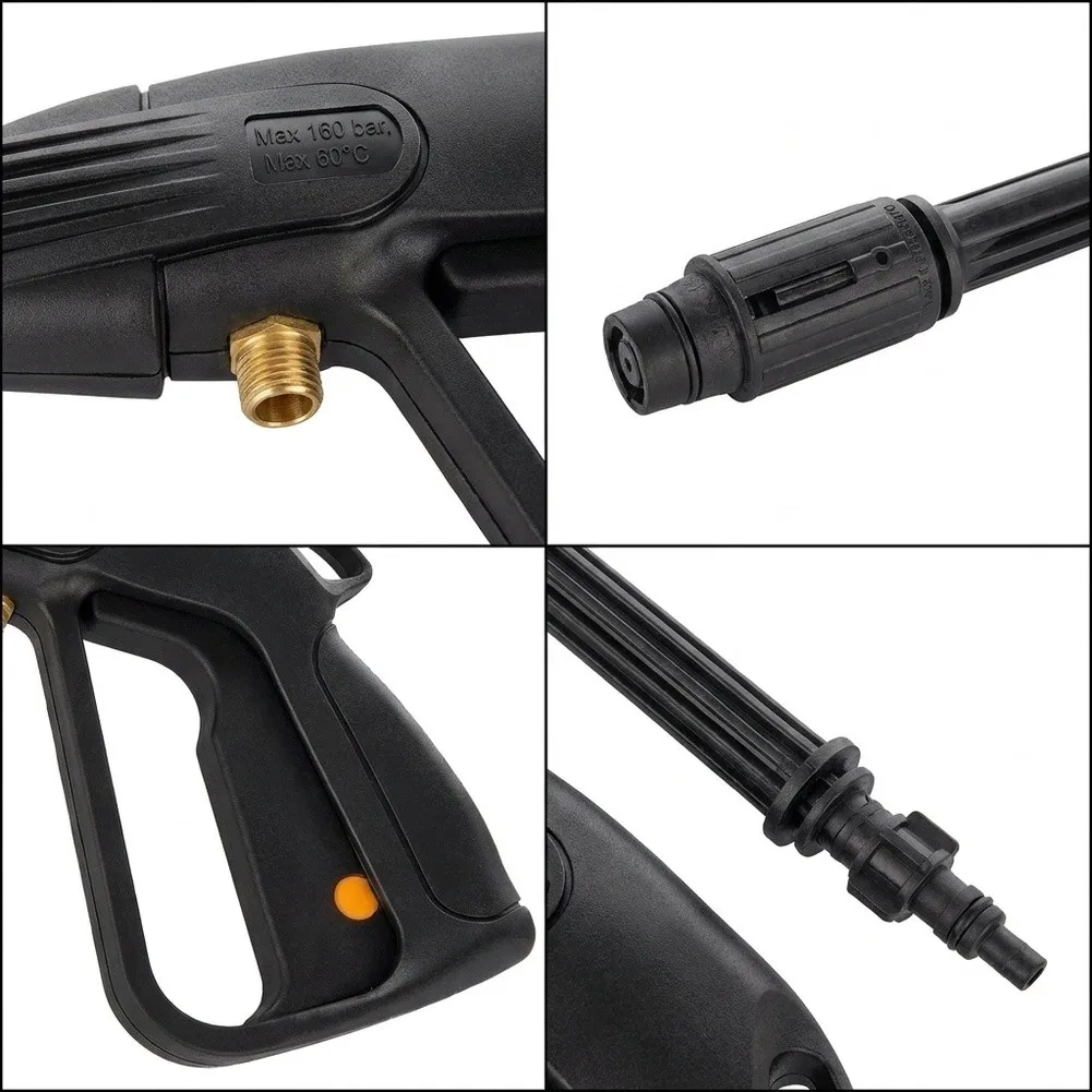 For M14 Threaded Adjustable Spray Nozzle for High Pressure Washers Used in Vehicle Patio and Driveway Cleaning