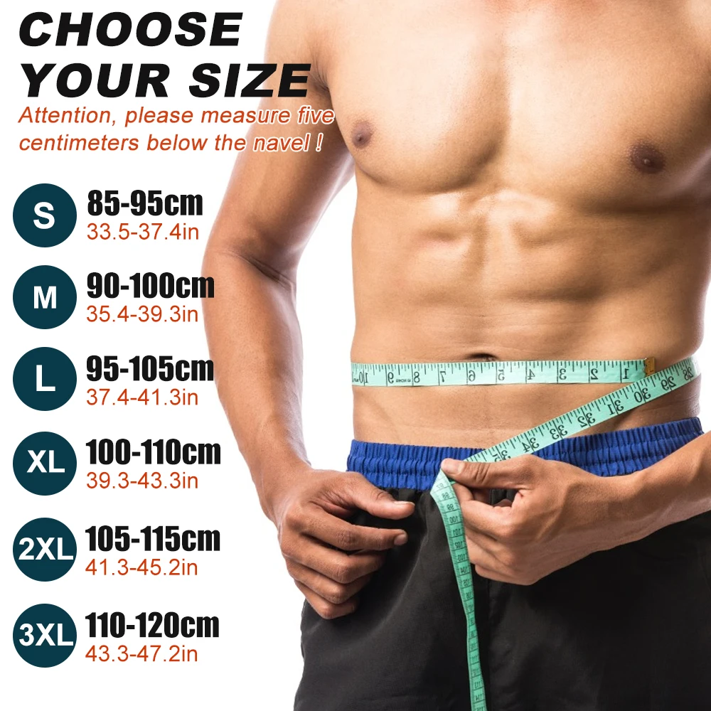 1Piece Waist Trainer for Men & Women - Sauna Sweat Waist Trimmer, Stomach Wrap, Workout Belly Fat Slim Band, Stomach Wraps, Spor