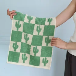 Retro Plaid Pure Cotton Beach Bath Towel Striped Absorbent Bathroom Towel Home Hotel Outdoor Comfortable Towels Hand Towel