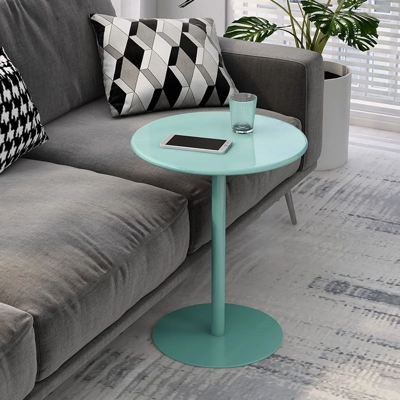 

Nordic Small Coffee Table Simple Modern Ins Bedroom Bedside Table Living Room Sofa Corner Minimalist Round Tables Muebles Mesas