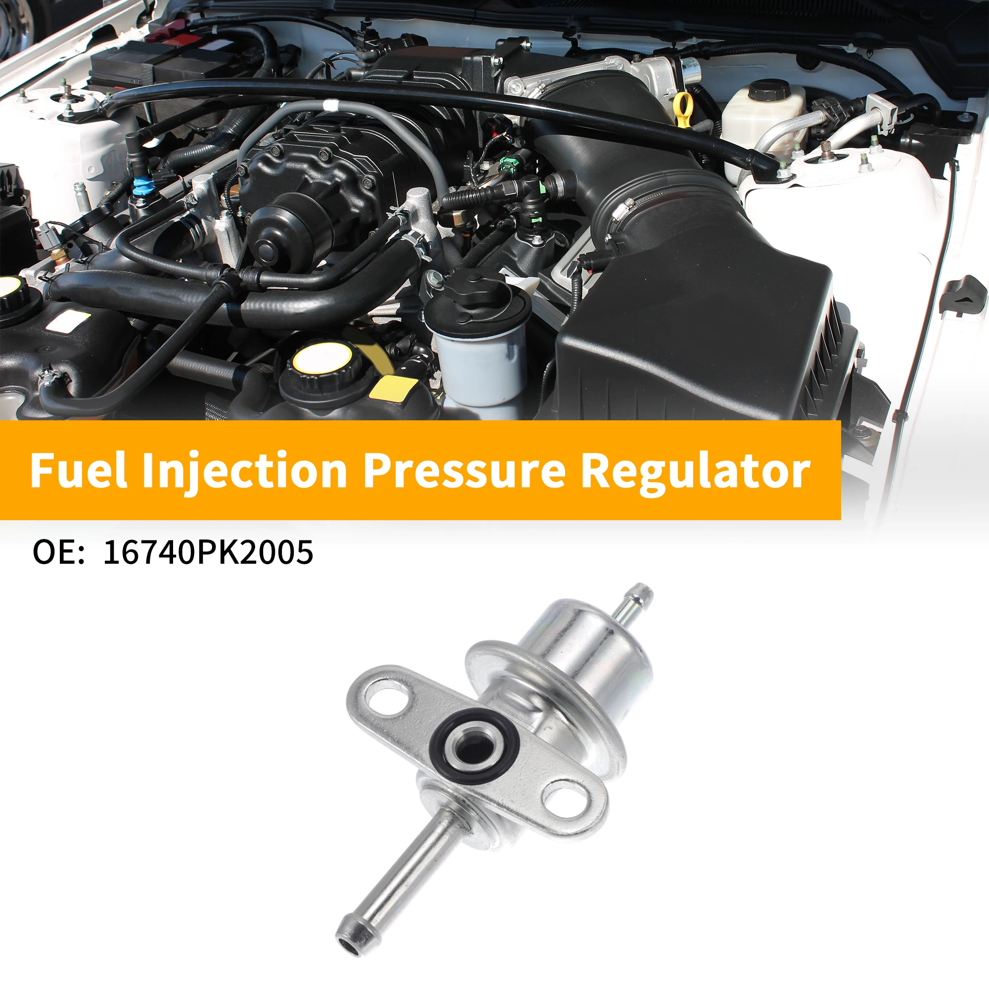 

UXCELL Fuel Pressure Regulator for Honda Accord 1988-1996 No.16740PK2005 Metal 1 Pc