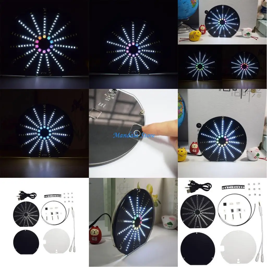 

U2JC Music Spectrum LED Circular Visualizer Display Electronic Learning