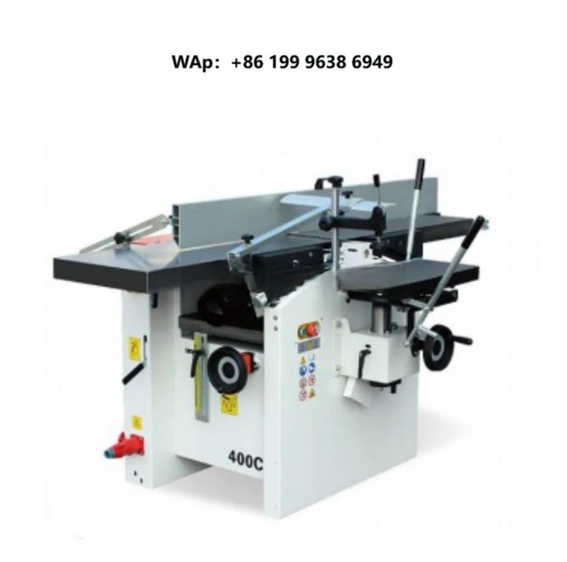 Integrated Wood Combo Machine   400C Thickenesser Planer Mortiser Accurate Machining  Professional Carpentry Machine