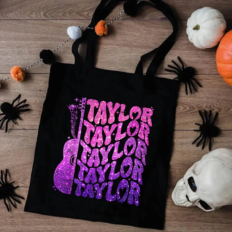 Questo è Taylor Thing che non capiresti borsa di tela per chitarra borsa per la spesa portatile di grande capacità