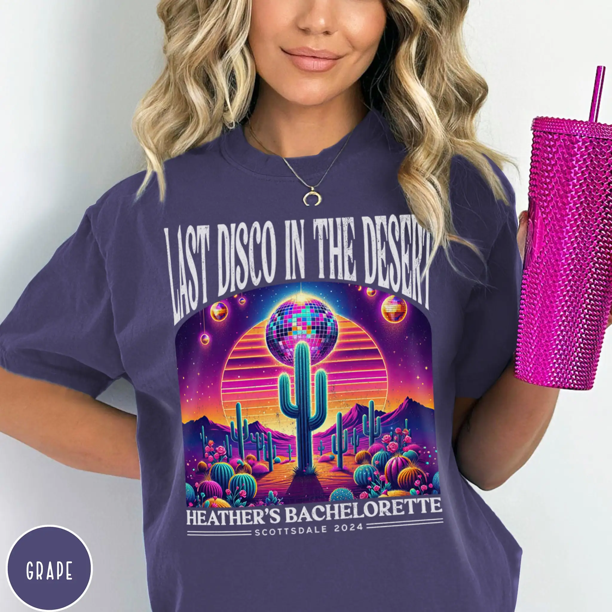 Las Vegas Bachelorette T Shirt Desert Disco Scottsdale Sedona Palm Springs Bach Last In The Bridesmaid