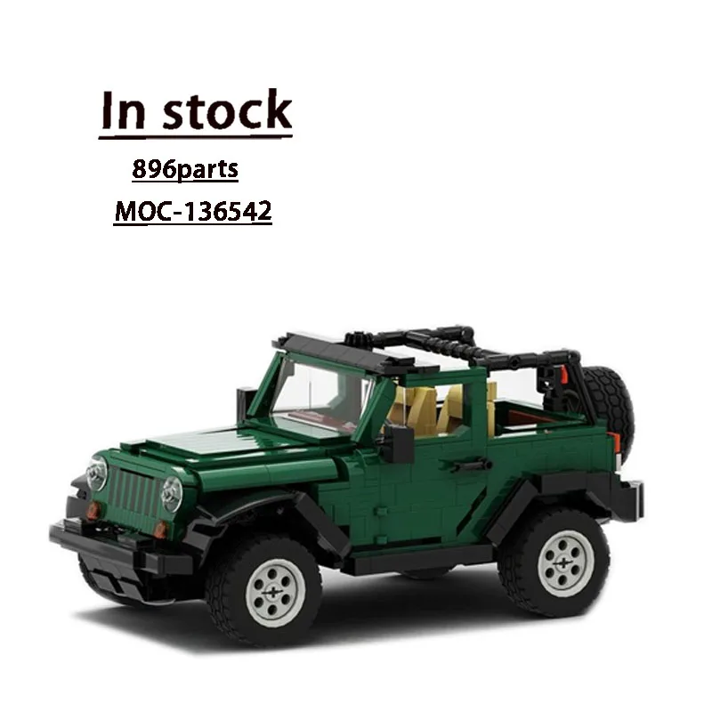 

MOC-136542 New Classic Mini Supercar Racing Building Block Model 896 Parts MOC Creative Boy Children's Birthday Building Toy