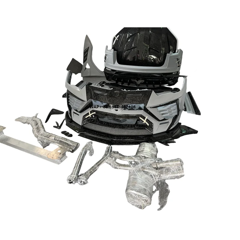 

For URUS Wide Body Kit Forged Carbon Fiber MSY Style Front Bumper Fender Side Skirts Rear Spoiler