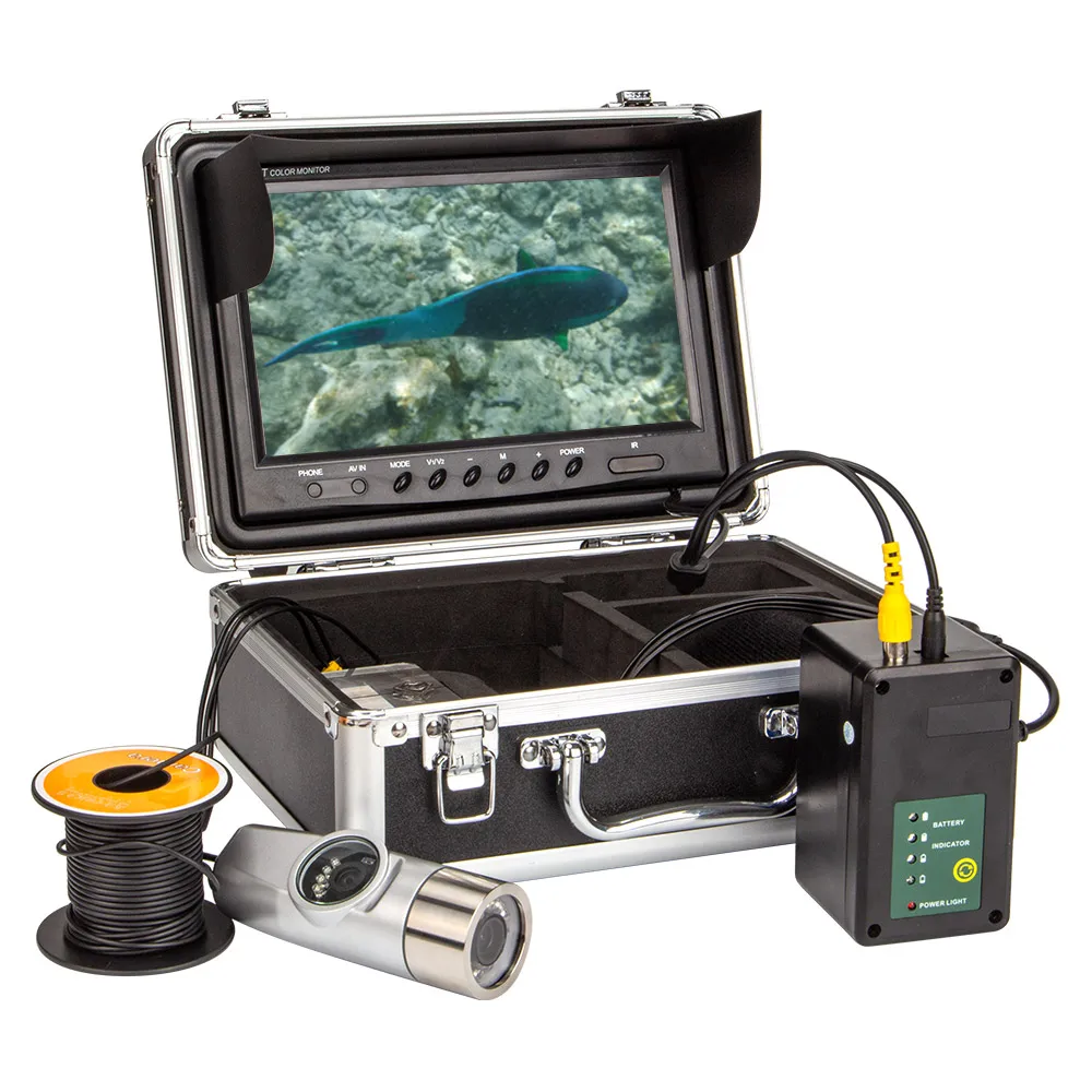 

20m 9" 1000TVL Underwater Fish Finder Fishing Camera 20pcs Infrared Lamp Lights Function Fishfinder with Waterproof IP68