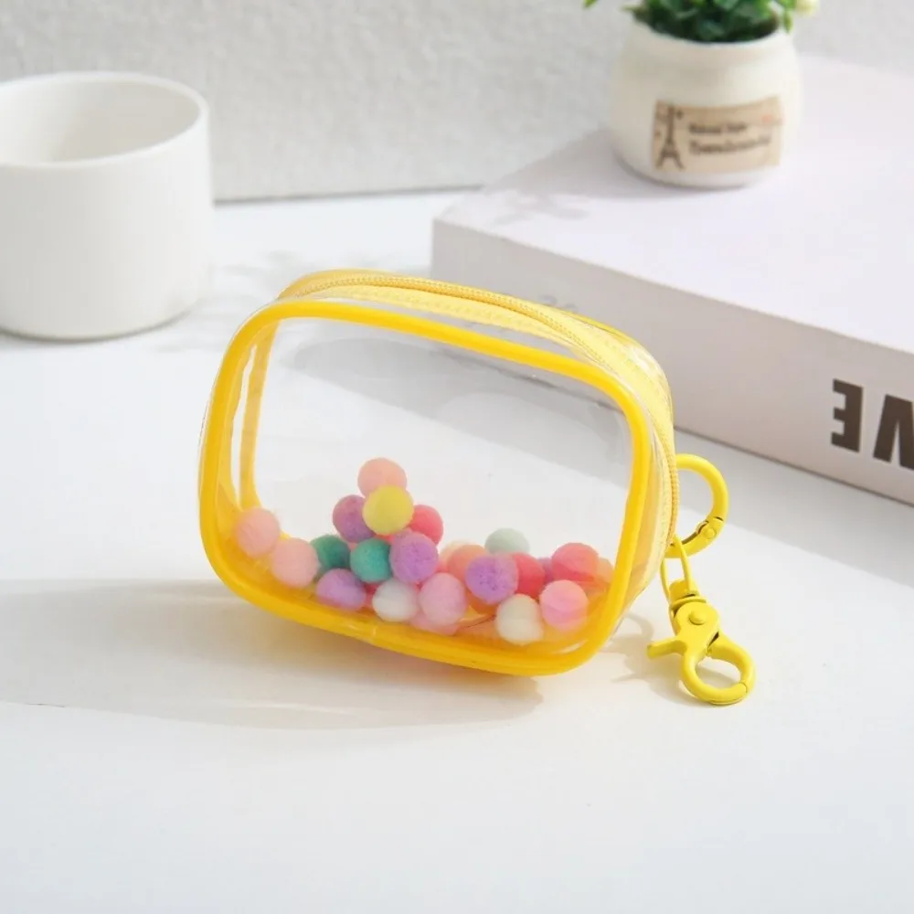 

Dustproof Clear Zipper Storage Bag Waterproof Multifunctional Data Cable Storage Box Mini Portable Protection Case Data Cable