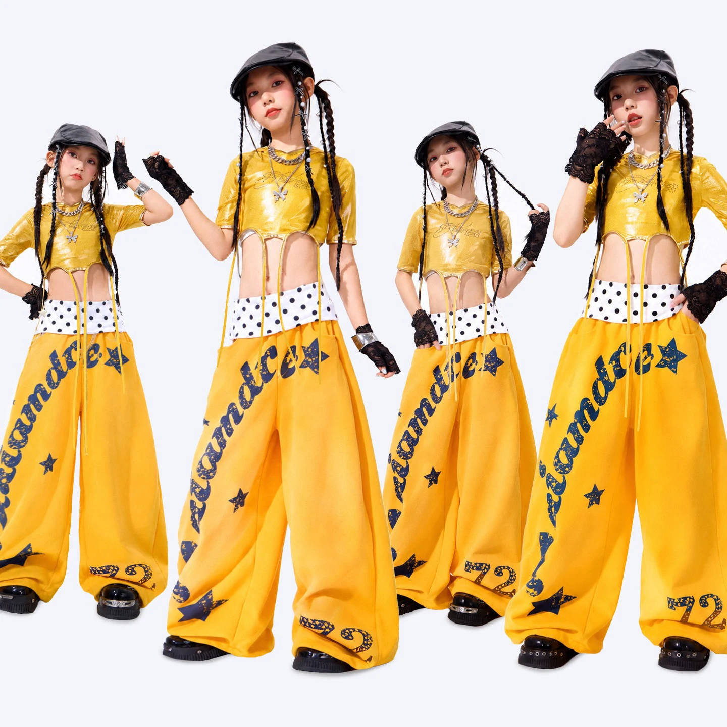 traje-de-baile-de-jazz-amarillo-para-ninas-tops-cortos-pantalones-holgados-de-manga-corta-ropa-de-calle-para-ninos-ropa-de-actuacion-de-hip-hop-bl1979