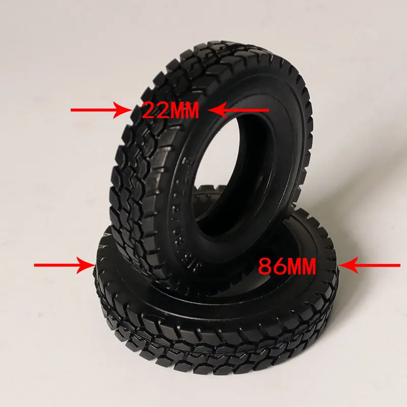 

JDMODEL gravel narrow tire JDM-9, suitable for 1:14 tractor tire trailer tire trailer tire