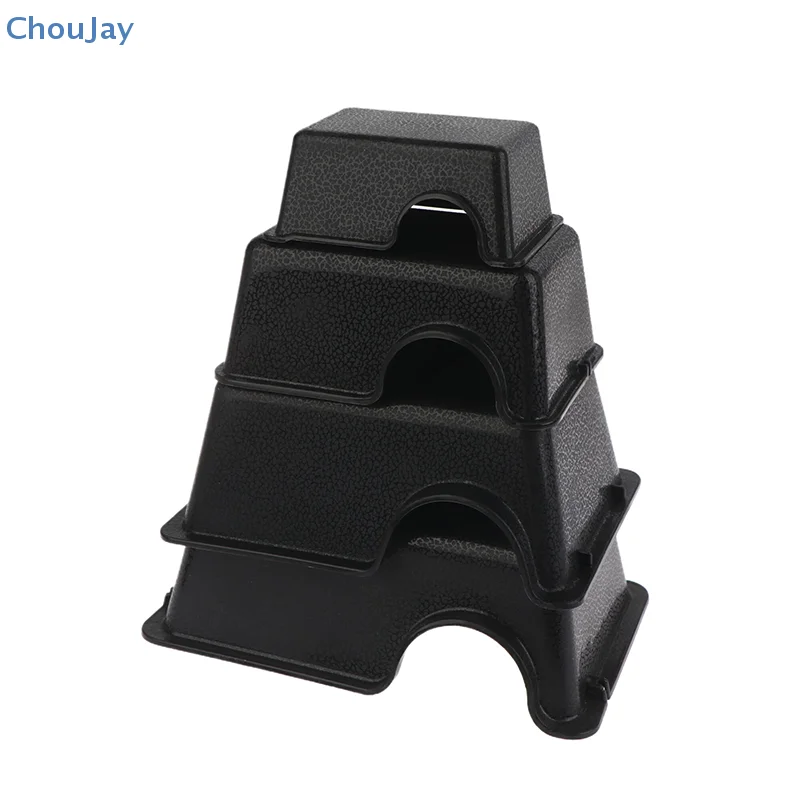 Reptile Hide Box Small Animal Hideaway Reptile Enclosure Black Ventilation Hiding Cave For Gecko Snake Spider Lizard Insect